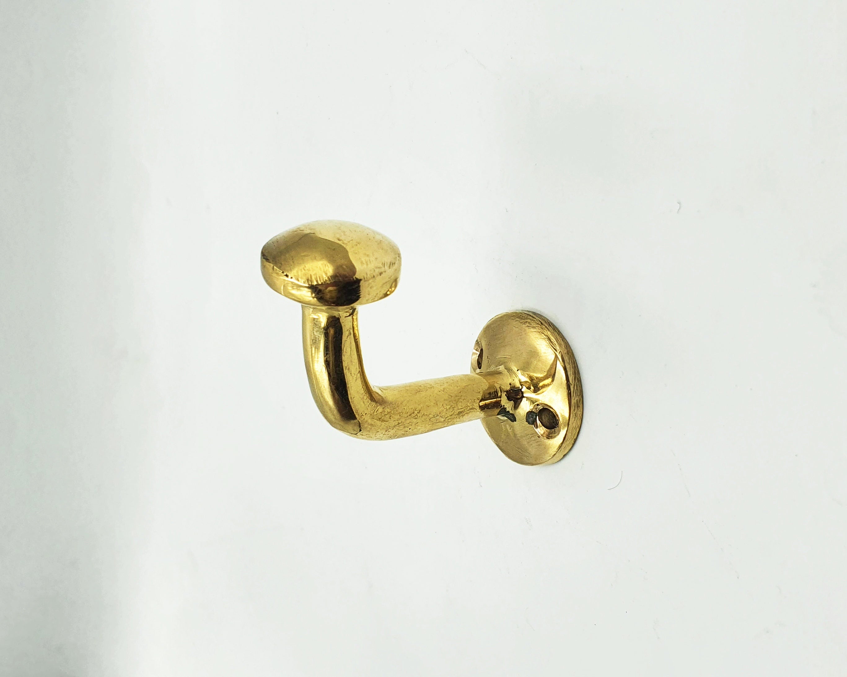 Solid Brass Wall-Mounted Coat Hooks, Unlacquered Bathroom Towel  Hanger