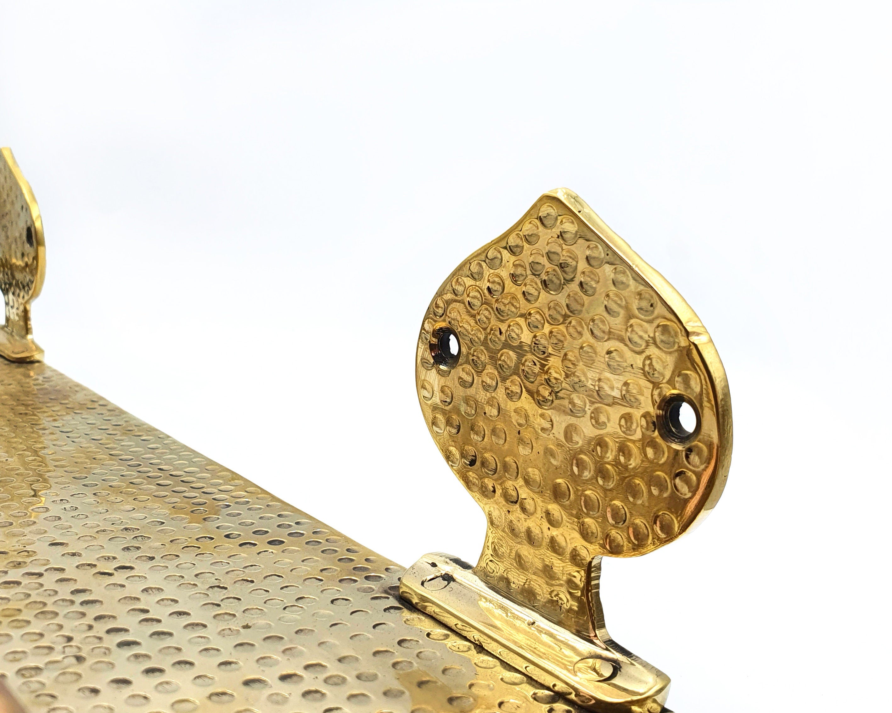 Solid Brass Bathroom Wall Shelf, Wall-Mounted Storage